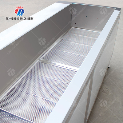 1500KG/H Fruit Vegetable Washing Machine With Stainless Steel Material
