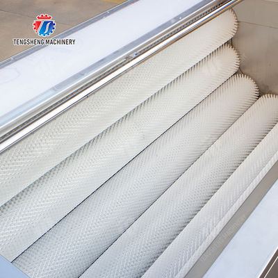 Ginger Potato Carrot Taro Sweet potato Yam Saiko persimmon Papaya Brush cleaning and peeling machine Wash Washer Washing Cleaning Dryer Frozen  processing production Destoning