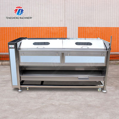 Wash Washer Washing Cleaning processing production Destoning Sealed Cover Type Peeling Machine Ginger Potato Carrot Taro Sweet potato Yam Saiko persimmon papaya horseshoe macadamia nut