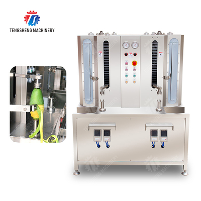 Melon and fruit double-head with single cutter peeling machine papaya chieh-qua pumpkin wax gourd Peeling & polishing processing production