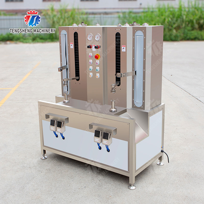 Melon and fruit double-head with single cutter peeling machine papaya chieh-qua pumpkin wax gourd Peeling & polishing processing production