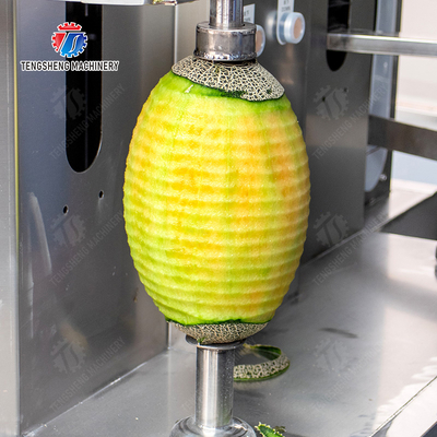Melon and fruit double-head with single cutter peeling machine papaya chieh-qua pumpkin wax gourd Peeling & polishing processing production
