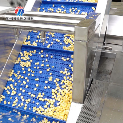 The corn threshing washing blanching production line Fruit Vegetable FOOD processing production Machine