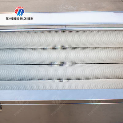Ginger Potato Carrot Taro Sweet potato Yam Saiko persimmon Papaya Brush cleaning and peeling machine Wash Washer Washing Cleaning Dryer Frozen  processing production Destoning